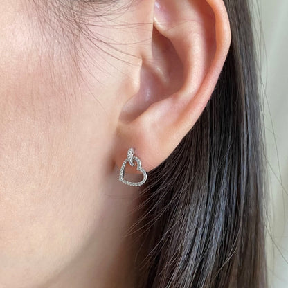 [Together]Dainty Heart Shape Earrings