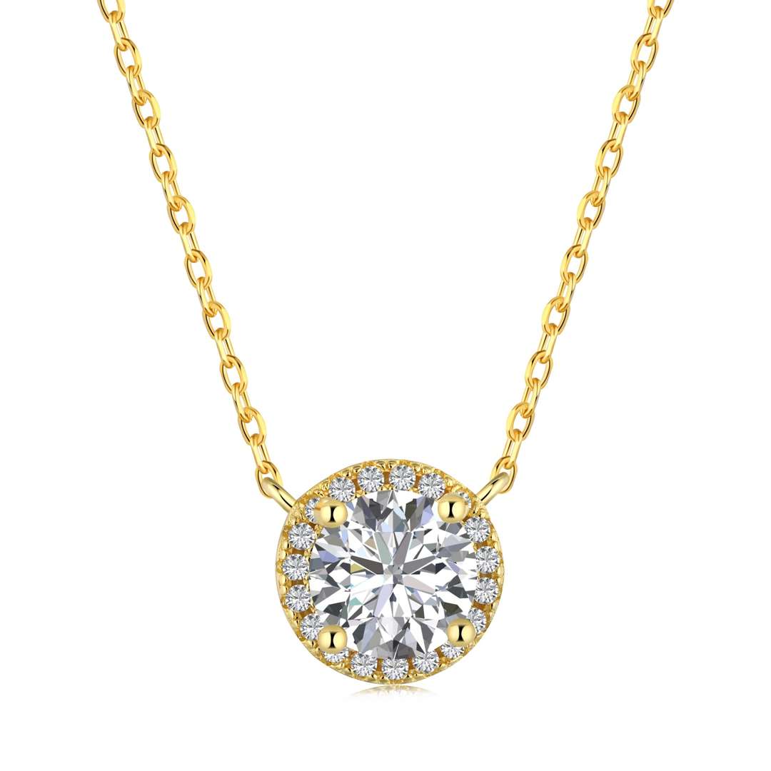 [Together]Luxurious Round Cut Necklace