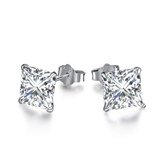 [Together]Ornate Square Shape Earrings