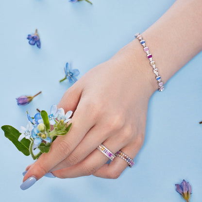 [Together]Radiant Water Drop Shape Daily Bracelet