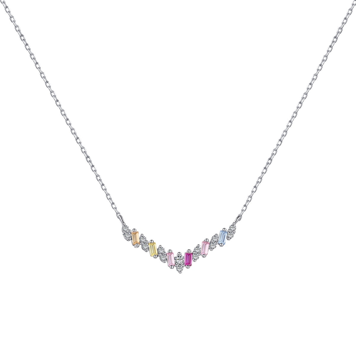 [Together]Dazzling Rainbow Necklace