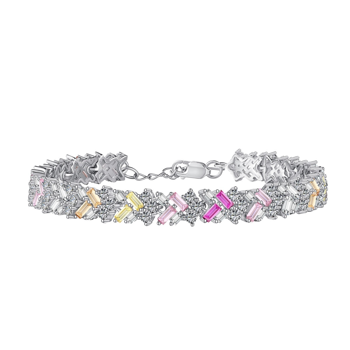 [Together]Dazzling Unique Multi Shape Daily Bracelet