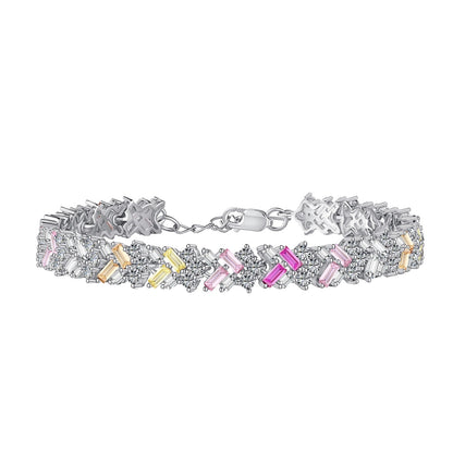 [Together]Dazzling Unique Multi Shape Daily Bracelet