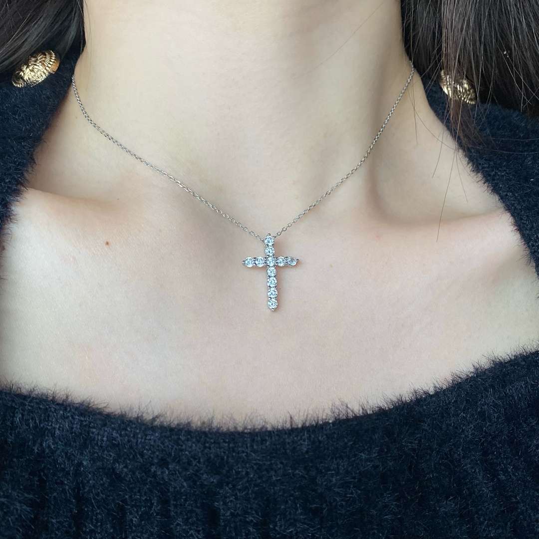 [Together]Unique Cross Shape Necklace