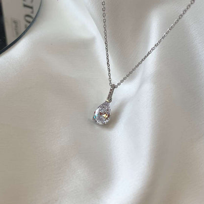 [Together]Delicate Water Drop Shape Fashion Necklace