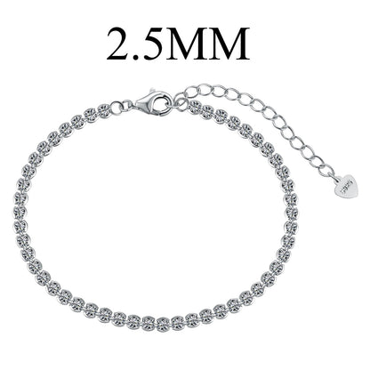 [Together]Dazzling Sparkling Round Cut Daily Bracelet