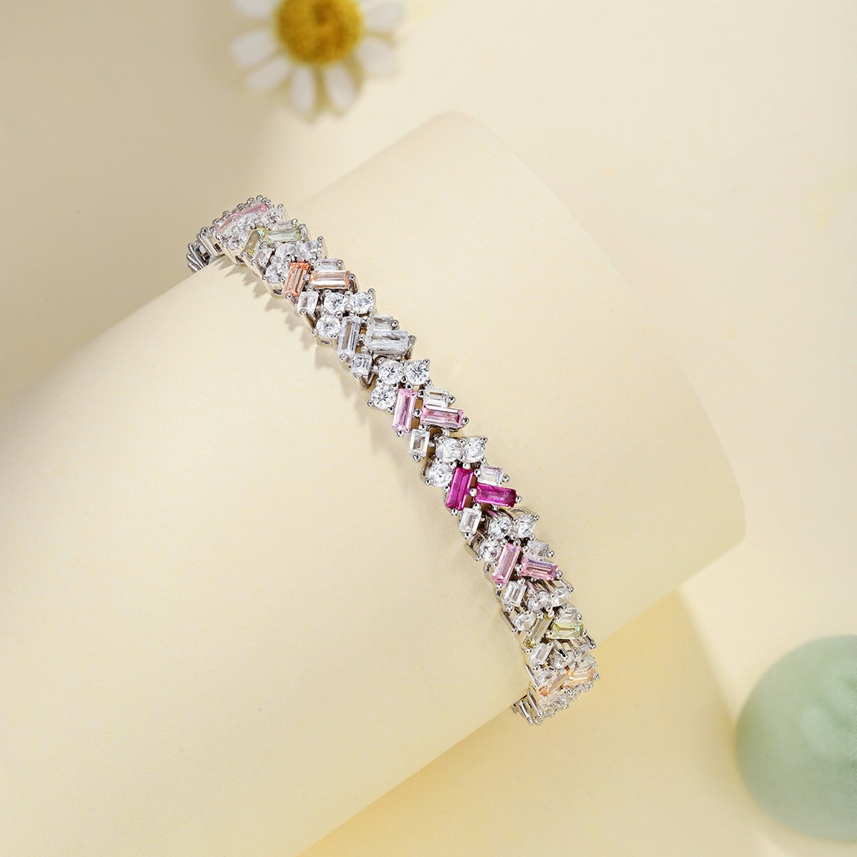 [Together]Dazzling Unique Multi Shape Daily Bracelet