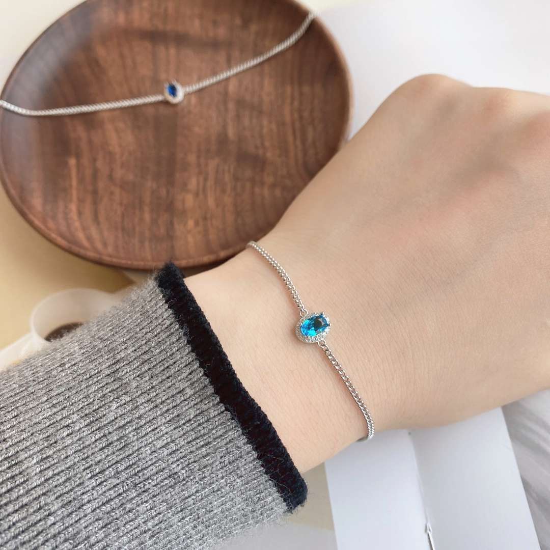 [Together]Exquisite Oval Shape Bracelet