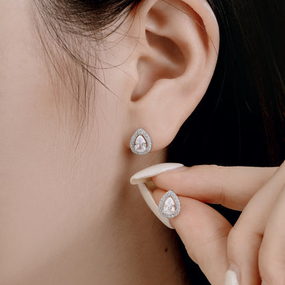 [Together]Luxurious Water Drop Shape Earrings