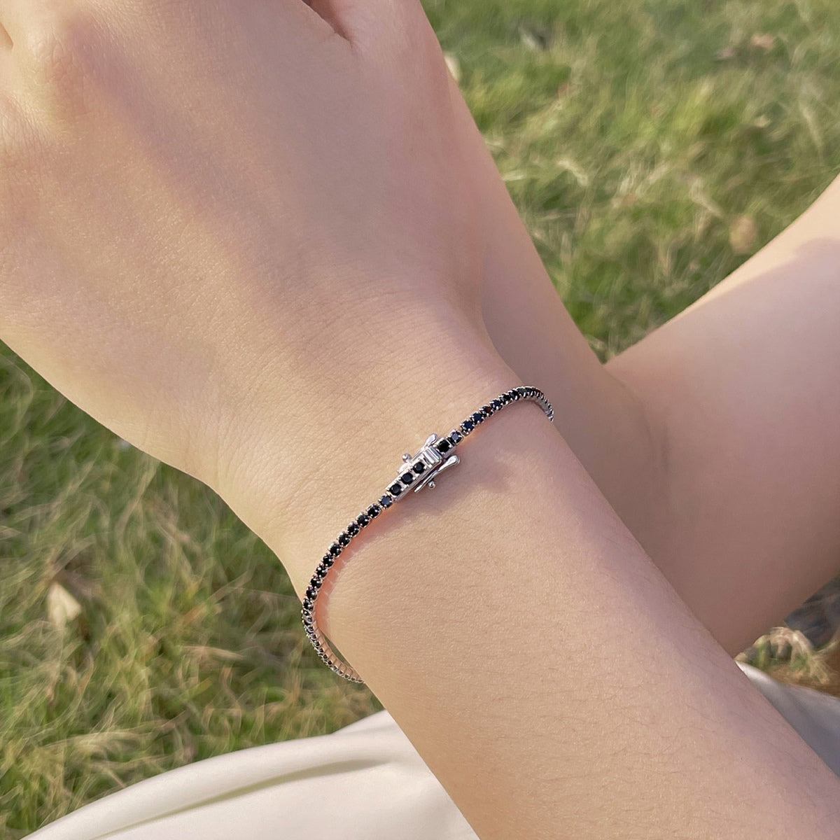 [Together]Radiant Colorful Round Cut Party Bracelet