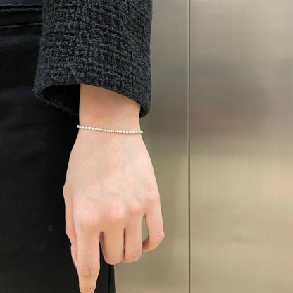 [Together]Elegant Emerald Cut Daily Bracelet