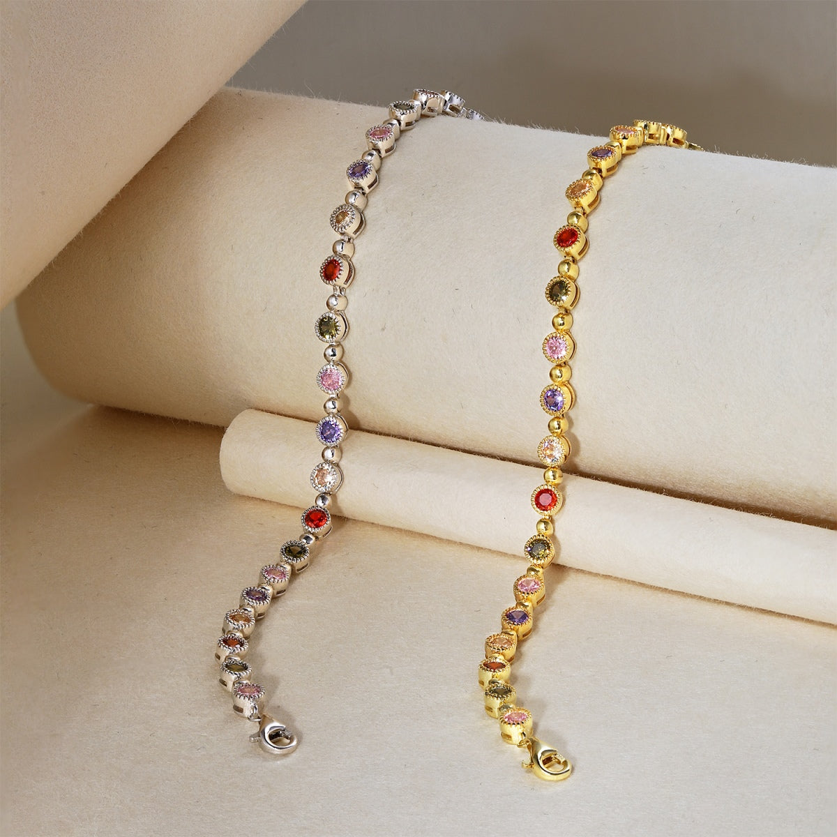 [Together]Sparkling Exquisite Round Cut Party Bracelet