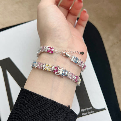 [Together]Delicate Colorful Multi Cut Party Bracelet