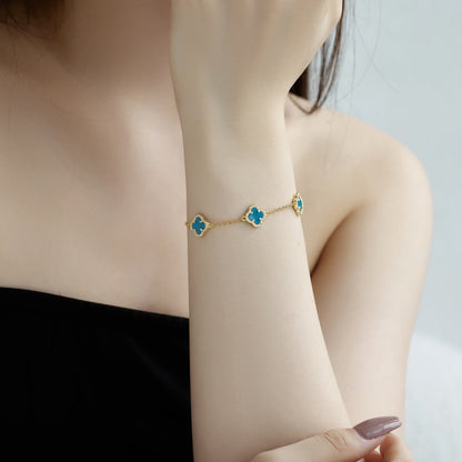 [Together]Four-Leaf Clover Exquisite Bracelet