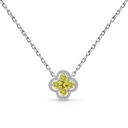 [Together]Spliced Lucky Four-Leaf Clover Versatile Necklace