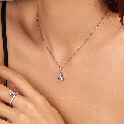 [Together]Delicate Water Drop Shape Fashion Necklace